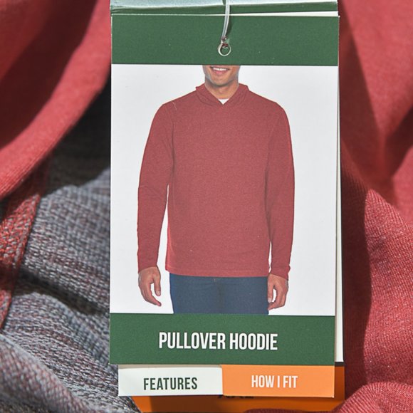 Orvis men Northpoint‎ pullover hoodie XL XXL, L , M in RED color - Picture 8 of 10